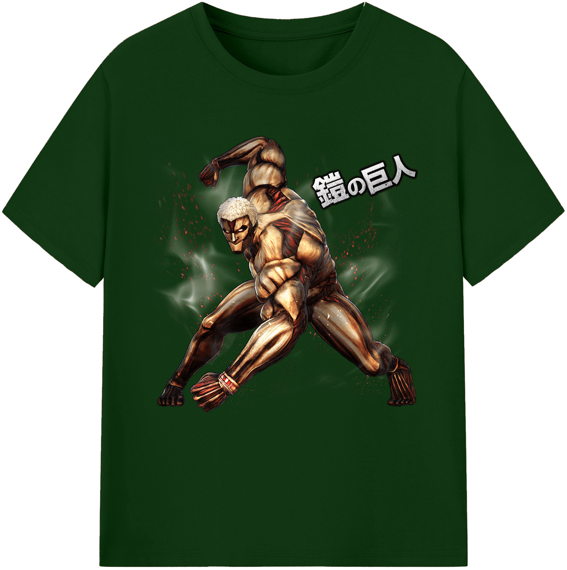 （画像用） 進撃の巨人 Attack on Titan 綿100％半袖Tシャツ（フロントプリント）